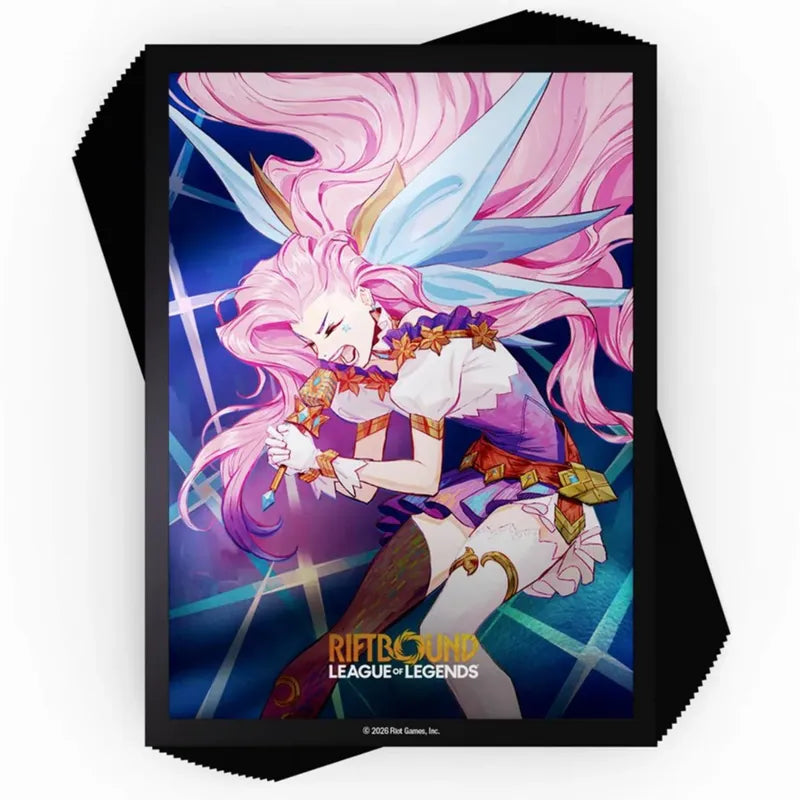 Riftbound: League of Legends TCG Radiance SLEEVES SERAPHINE FUNDAS