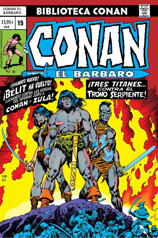 BIBLIOTECA CONAN. CONAN EL BÁRBARO 15 - PANINI CÓMICS