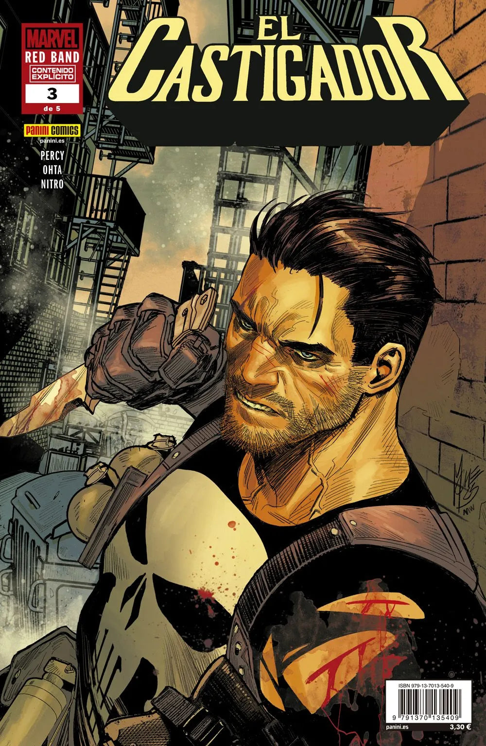 EL CASTIGADOR. RED BAND 03 DE 05 - PANINI MARVEL