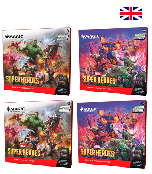 (PREVENTA) Scene Box Display (2 escenas) Marvel Super Heroes Inglés - Magic The Gathering