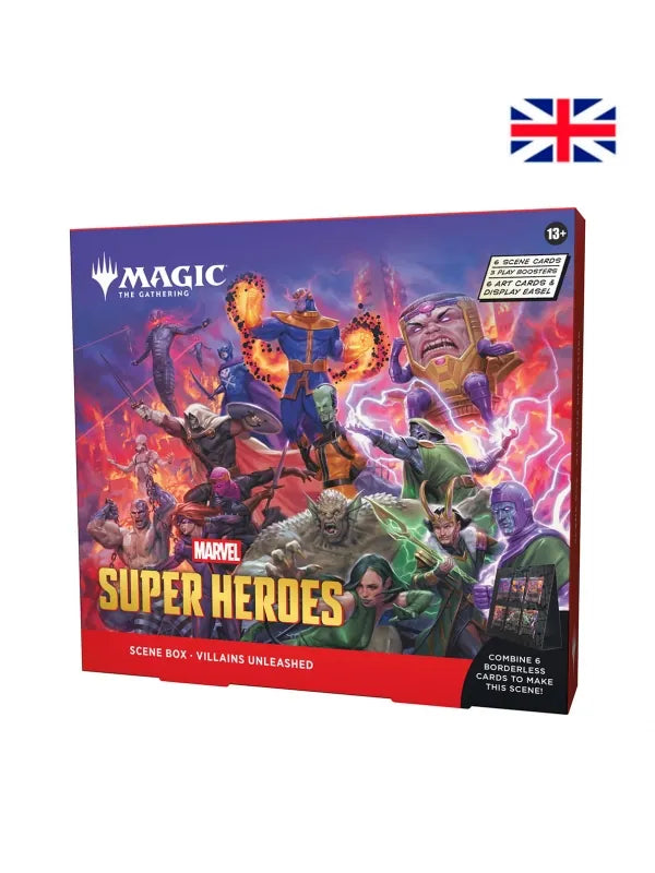 (PREVENTA) Scene Box Display (VILLAINS Marvel Super Heroes Inglés - Magic The Gathering