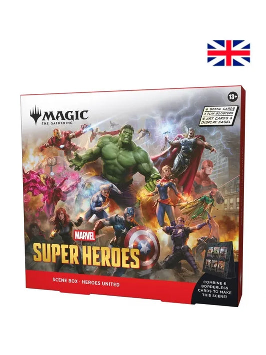 (PREVENTA) Scene Box Display (HEROES) Marvel Super Heroes Inglés - Magic The Gathering