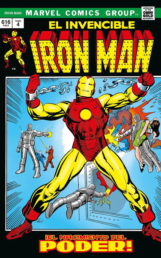 MARVEL GOLD (TAPA DURA). IRON MAN 4 - PANINI COMICS