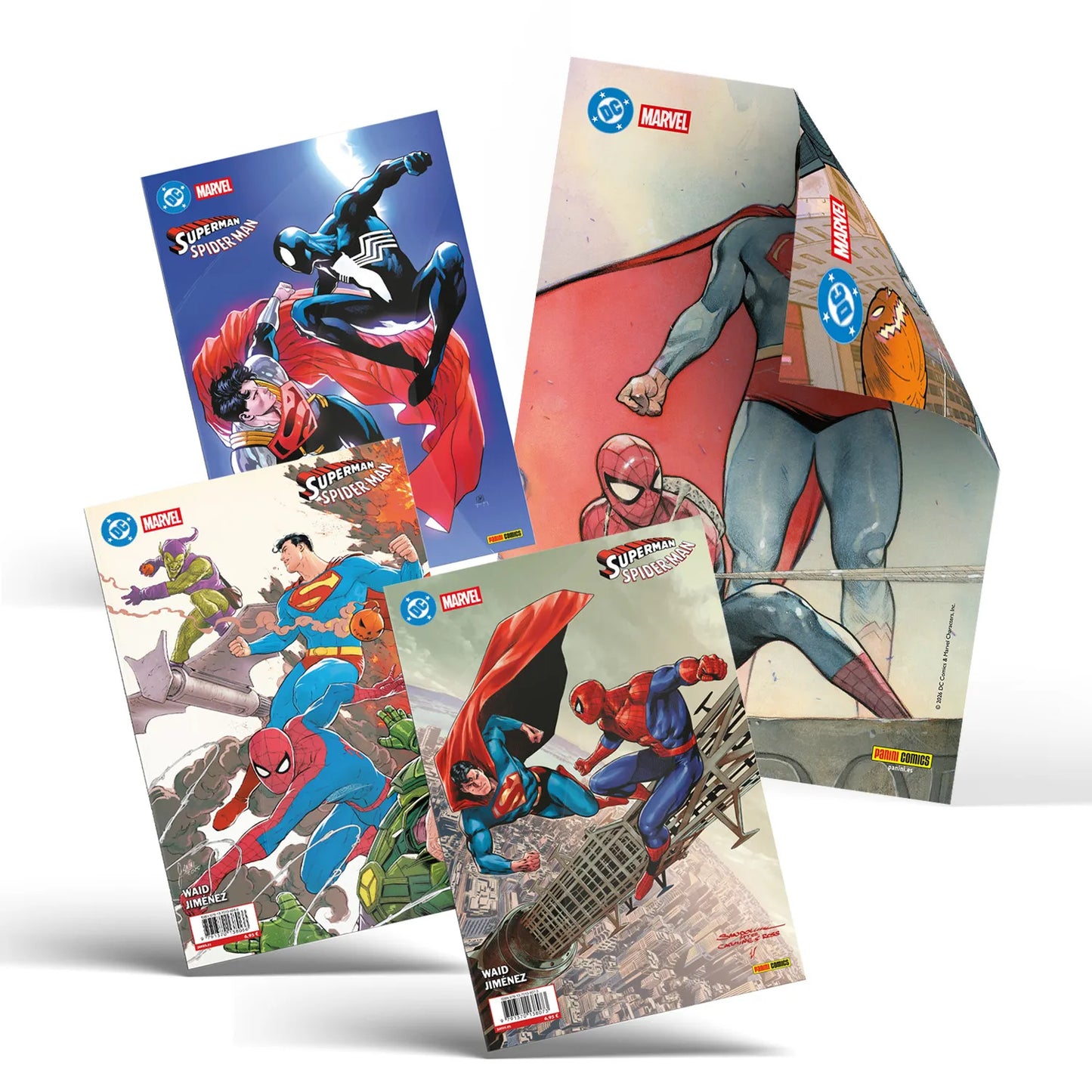 SUPERMAN/SPIDER-MAN VOL.01. PACK PORTADAS - PANINI