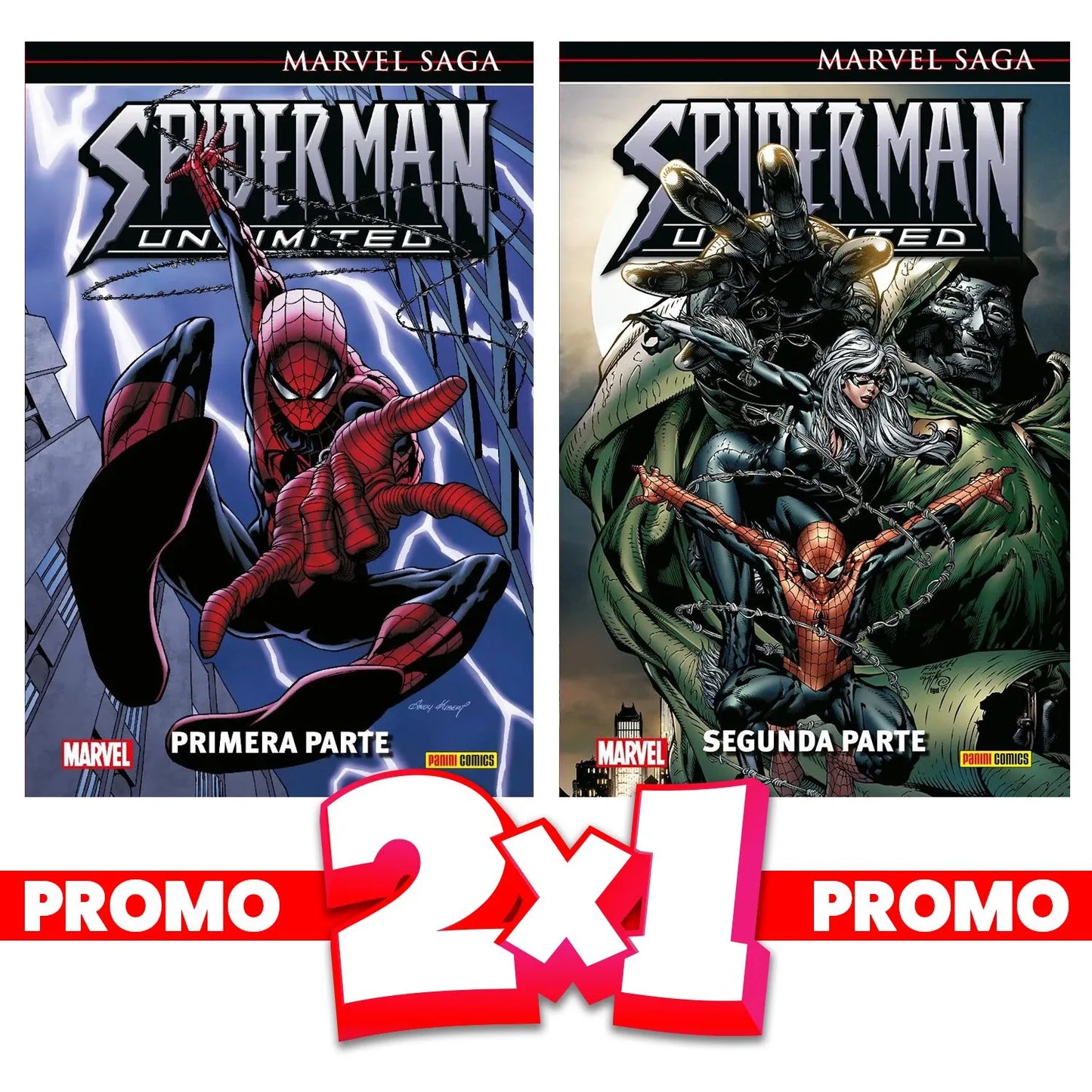 Pack Marvel Saga. Spiderman Unlimited 1 y 2 - PANINI CÓMICS