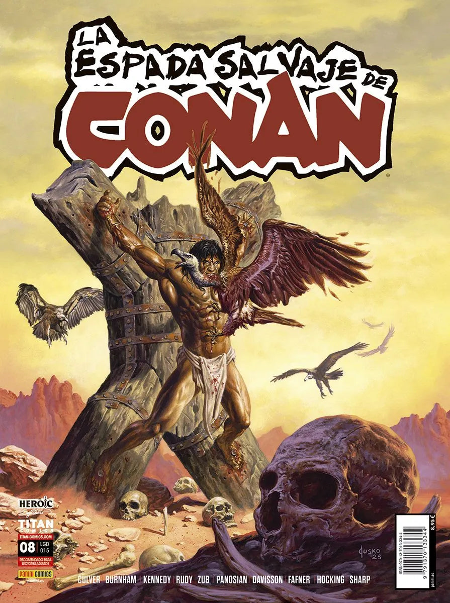 LA ESPADA SALVAJE DE CONAN 8 - PANINI CÓMICS
