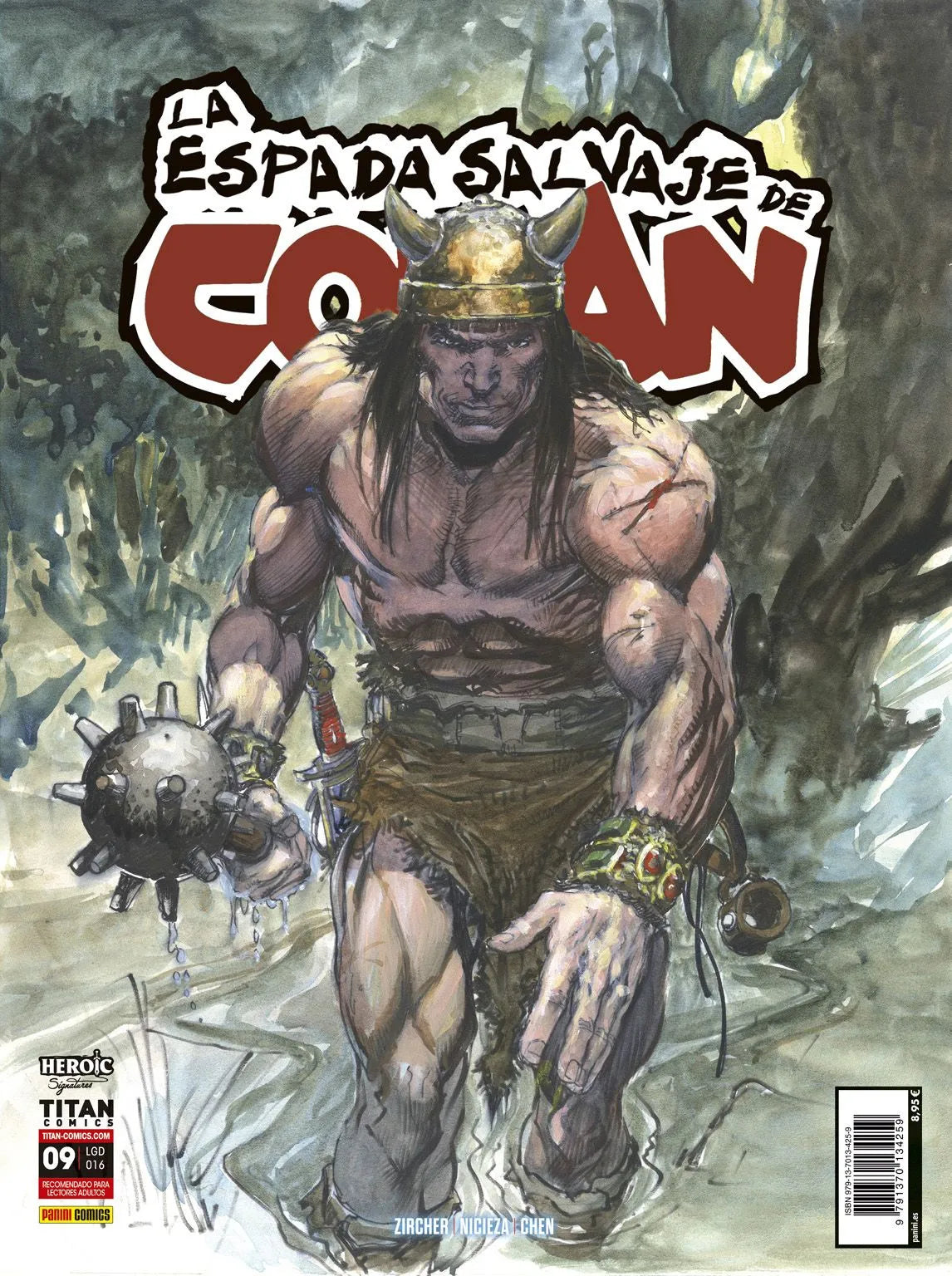 LA ESPADA SALVAJE DE CONAN 9 - PANINI CÓMICS