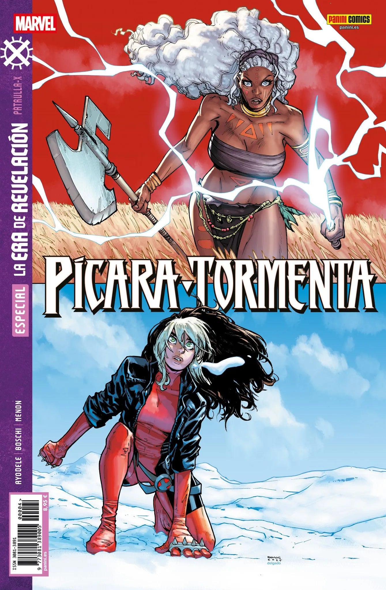 LA ERA DE REVELACION: PICARA / TORMENTA - PANINI MARVEL