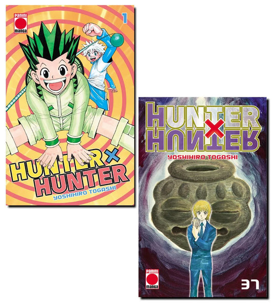 Hunter x Hunter 1 (portada alternativa) + Hunter x Hunter 37 (portada alternativa) - PANINI CÓMICS