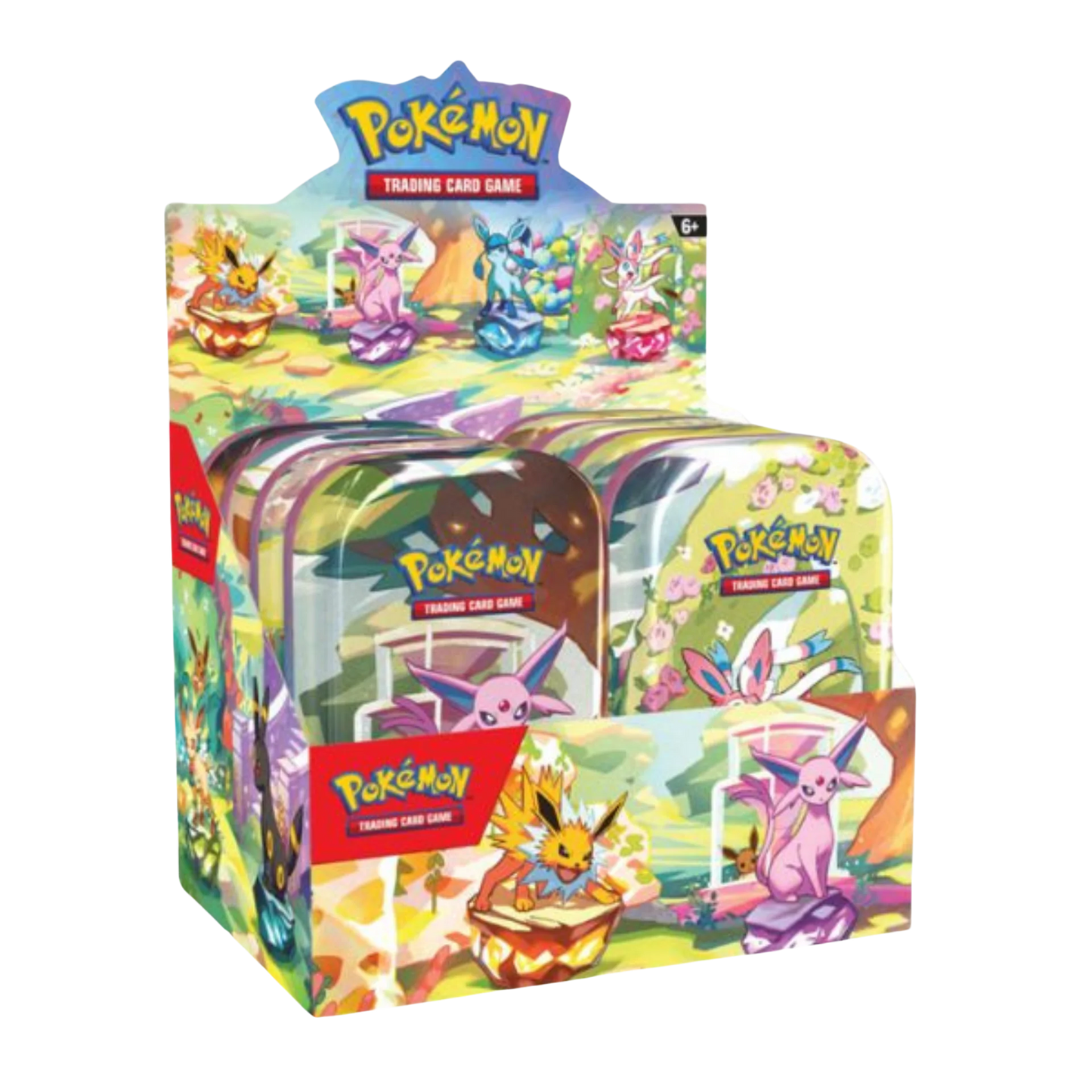 Mini lata juego cartas Evoluciones Prismaticas Pokemon (inglés)