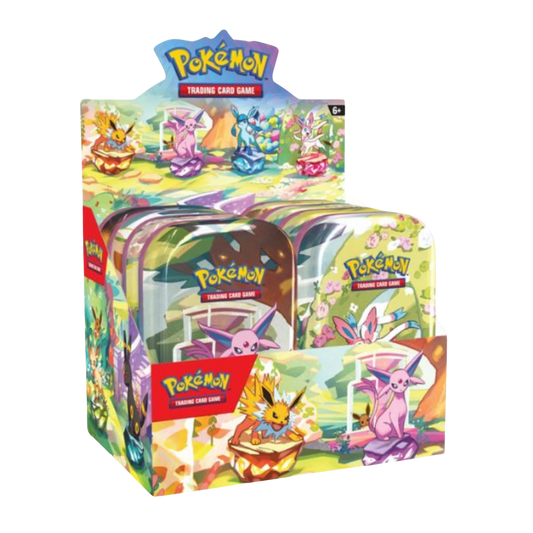 Mini lata juego cartas Evoluciones Prismaticas Pokemon (inglés)