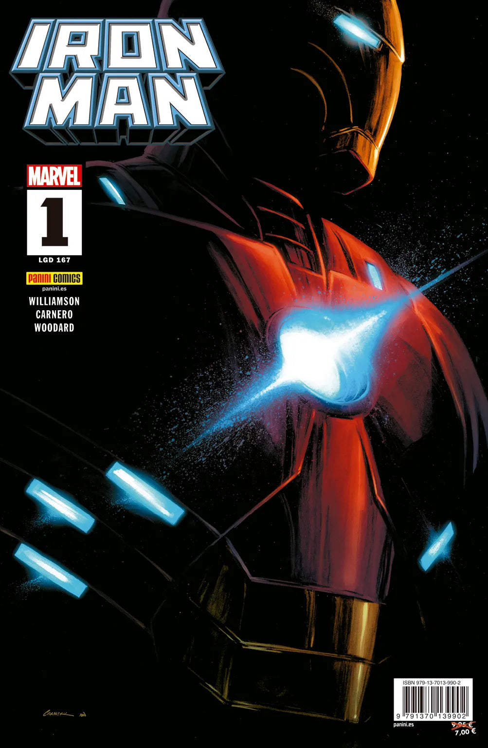 IRON MAN 01 (PORTADA  CARMEN CARNERO ) - PANINI
