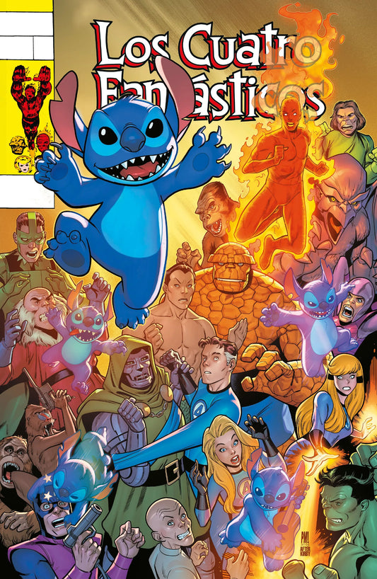 LOS 4 FANTASTICOS 04 ( PORTADA ALTERNATIVA STITCH) - PANINI MARVEL
