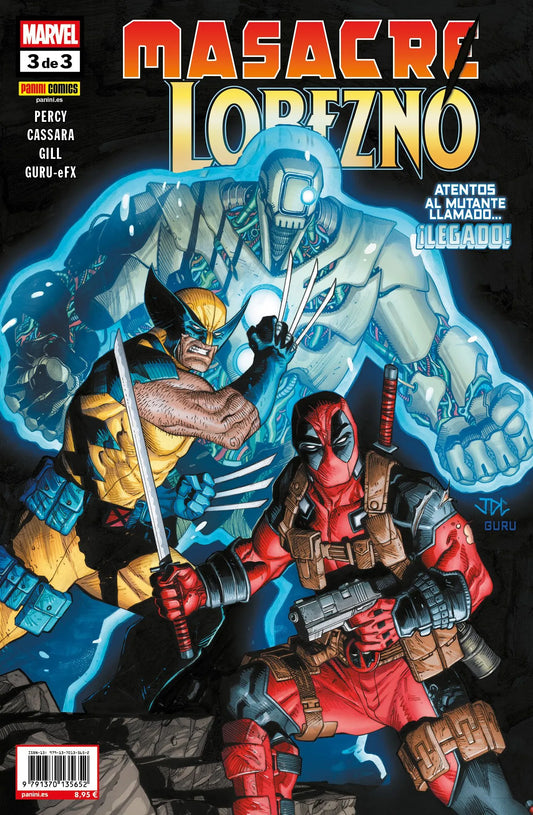 MASACRE-LOBEZNO 03 DE 03 - PANINI MARVEL