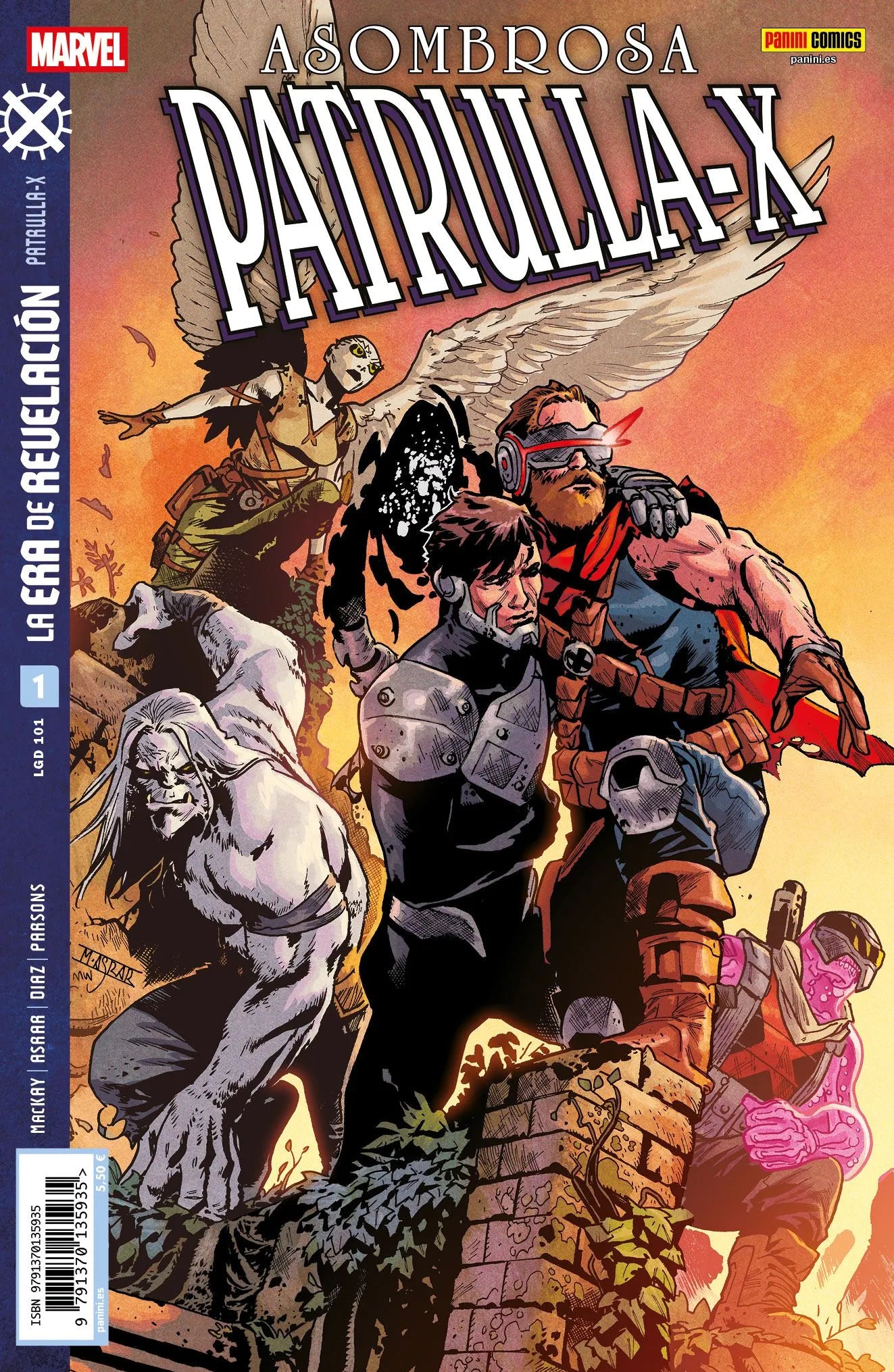 LA ERA DE REVELACIÓN: ASOMBROSA PATRULLA-X 1 - PANINI COMICS