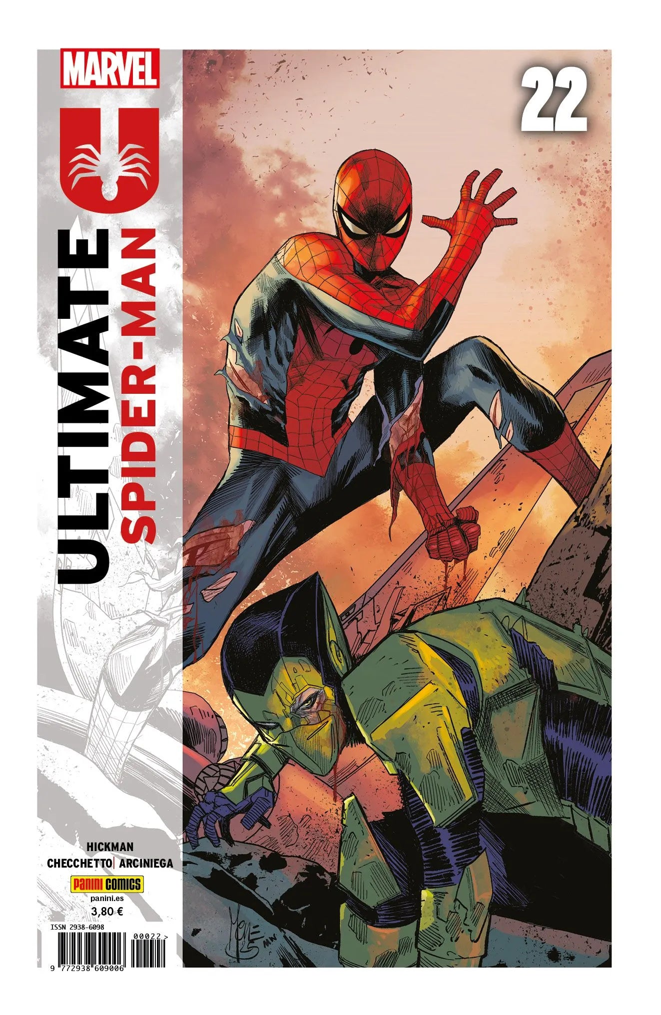 ULTIMATE SPIDERMAN 22 - PANINI MARVEL