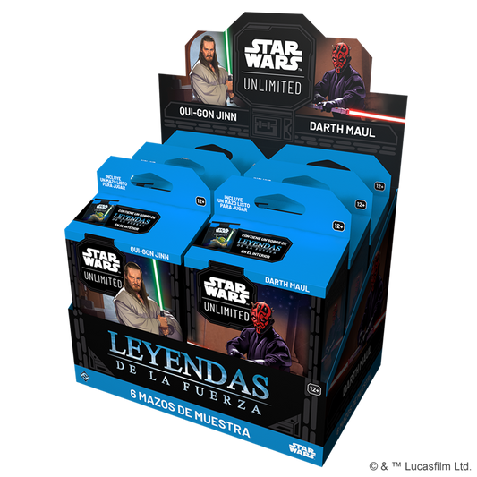 SWU: Leyendas de la Fuerza Mazos de Muestra - STAR WARS UNLIMITED