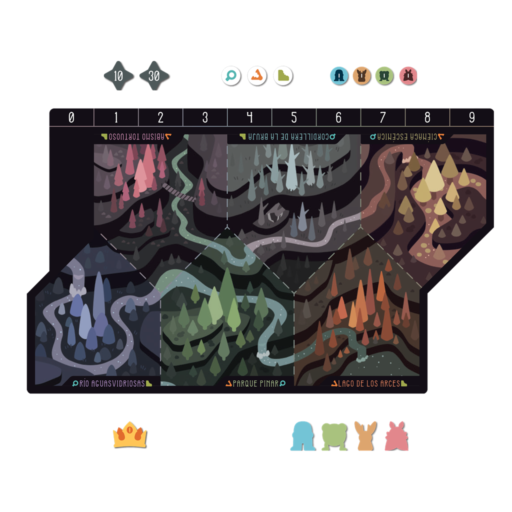 JUEGO DE MESA Twisted Cryptids