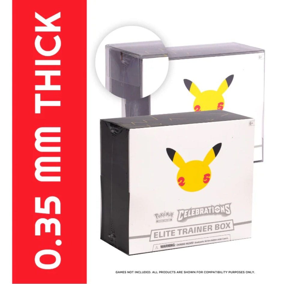 Caja de PET pack de 5 Protector para Booster Boxes / Elite Trainer Boxes Ver. 2