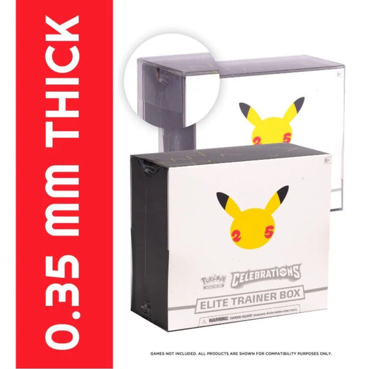 Caja de PET pack de 5 Protector para Booster Boxes / Elite Trainer Boxes Ver. 2
