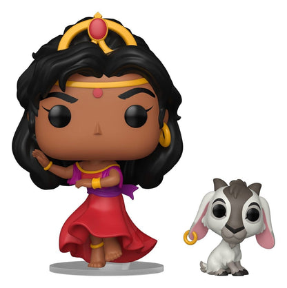 El jorobado de Notre Dame Figura FUNKO POP! Vinyl Esmeralda & Djali 9 cm