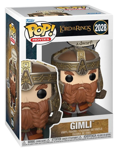 El Señor de los Anillos Figura FUNKO POP! Vinyl Gimli 9 cm