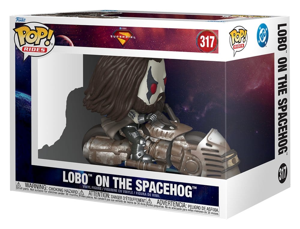 Supergirl (2026) Rides Vinyl Figura Lobo on the Spacehog 15 cm