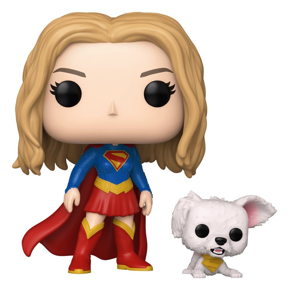Supergirl (2026) Figura FUNKO POP! Heroes Vinyl Supergirl with Puppy Krypto 9 cm