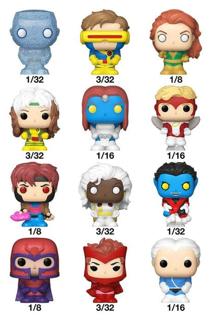 X-Men Display Figuras Bitty POP! Single Vinyl 2,5 cm