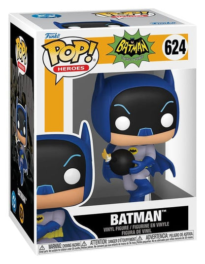 Batman 66 Figura FUNKO POP! Heroes Vinyl Batman with Bomb 9 cm