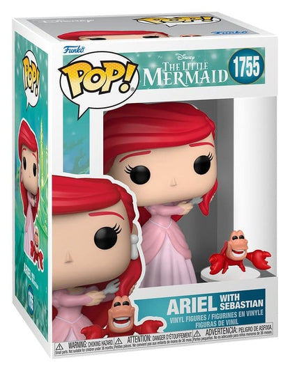 La sirenita Figura FUNKO POP! Vinyl S3 – Ariel with Sebastian 9 cm