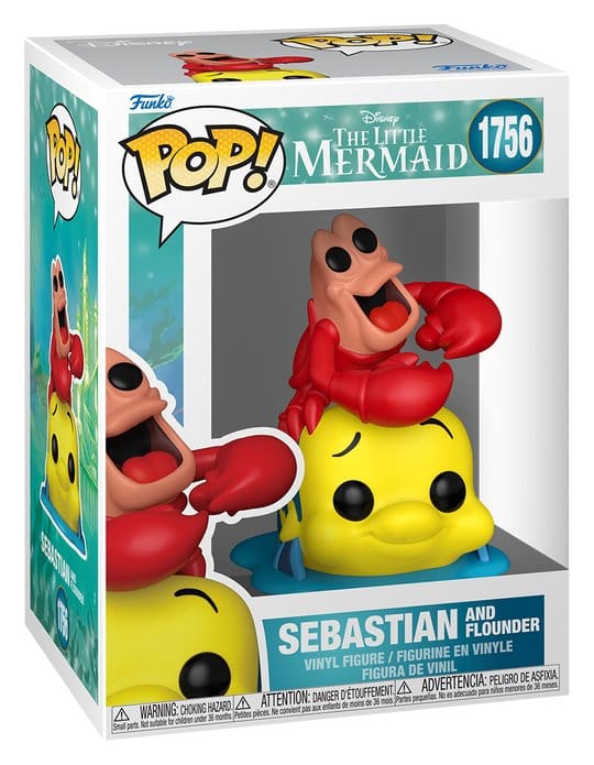 Disney Figura FUNKO POP! Vinyl : TLM S3- Sebastian & Flounder 9 cm