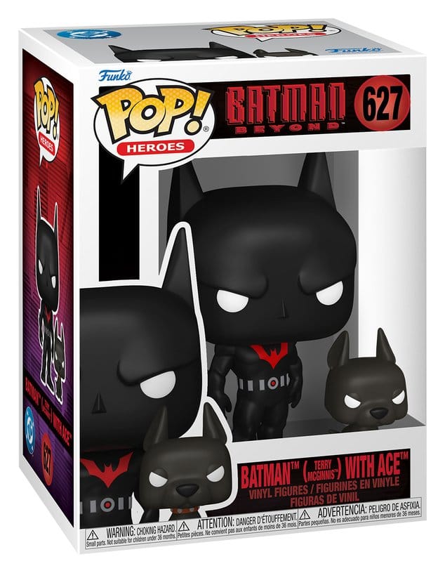Batman del futuro: El Regreso del Joker Figura FUNKO POP! Heroes Vinyl Batman w/Ace 9 cm