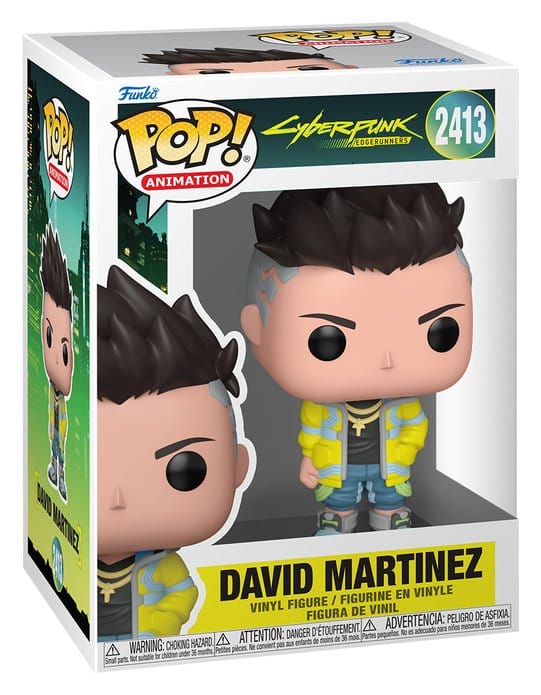 Cyberpunk Edgerunners Animation Figura FUNKO POP! Vinyl David 9 cm