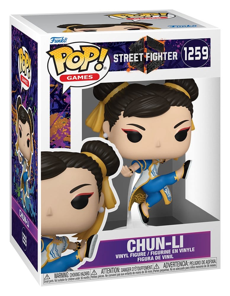 Street Fighter 6 Figura FUNKO POP! Games Vinyl Chun-li 9 cm