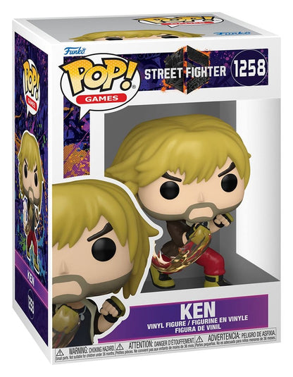 Street Fighter 6 Figura FUNKO POP! Games Vinyl Ken 9 cm