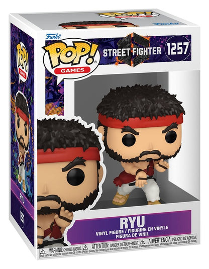 Street Fighter 6 Figura FUNKO POP! Games Vinyl Ryu 9 cm
