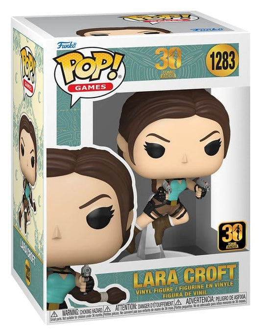 Tomb Raider Figura FUNKO POP! Games Vinyl Lara Croft (30th Anniversary) 9 cm