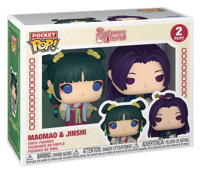 (PREVENTA) The Apothecary Diaries Pocket POP! figuras pack de 2 Maomao & Jinshi 4 cm