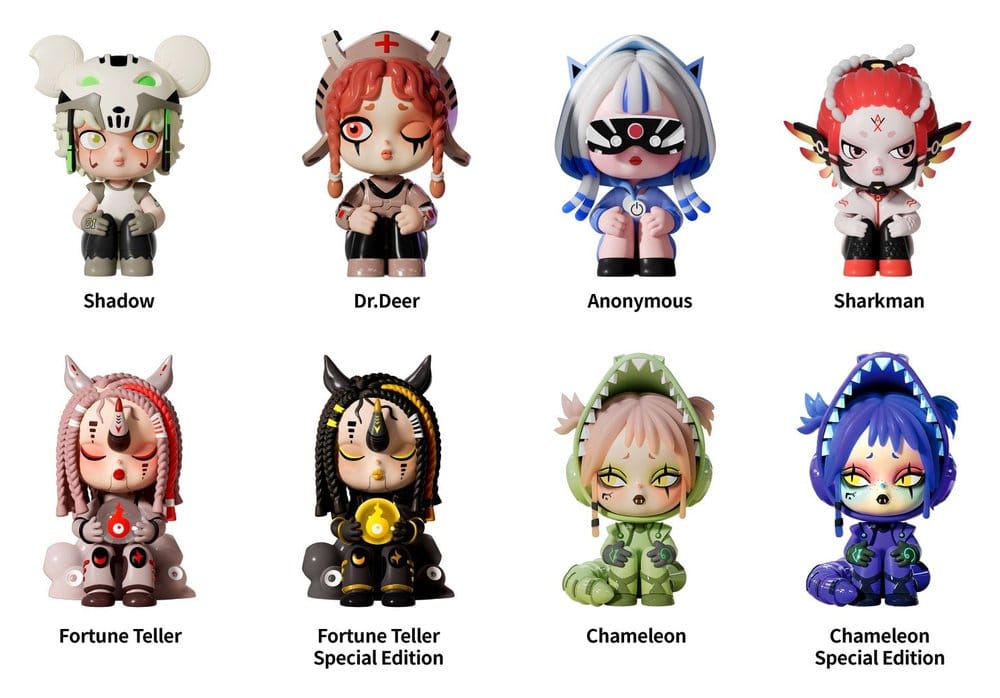 PUNKBYTE Mini Figuras Blind Box Display