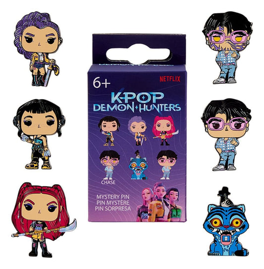 KPop Demon Hunters by Loungefly Chapas esmaltadas Blind Box