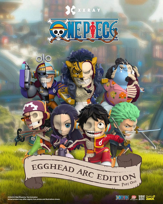 One Piece XXRAY 4 inch Vinyl Figure Egghead Arc Series Part 1 Blind Box Display