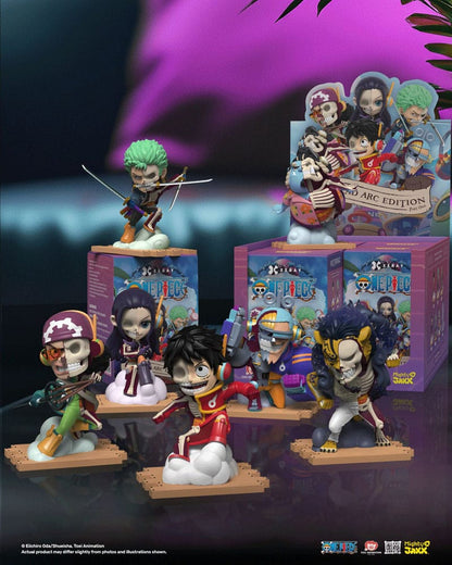 One Piece XXRAY 4 inch Vinyl Figure Egghead Arc Series Part 1 Blind Box Display