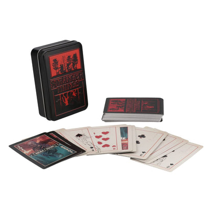 Stranger Thinngs 5 Baraja de Naipes Metal Cartas