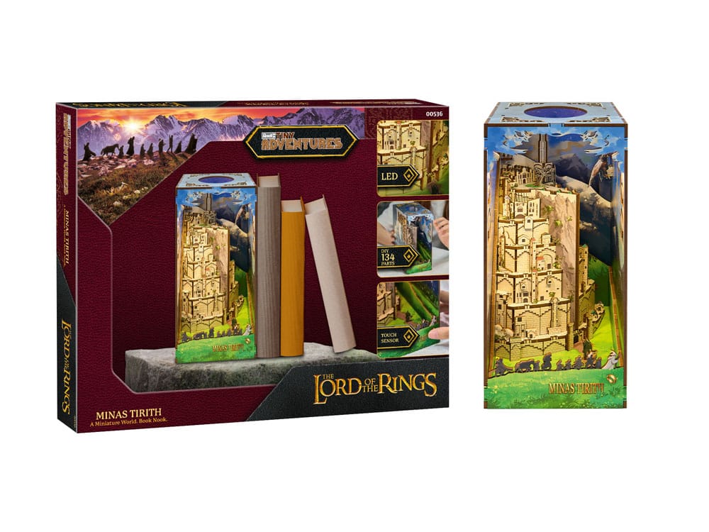 El Señor de los Anillos Maqueta Book Nook Tiny Adventures Minas Tirith 23 cm
