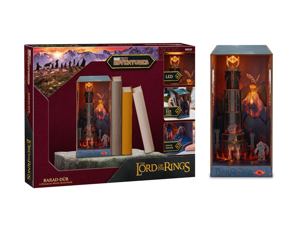 El Señor de los Anillos Maqueta Book Nook Tiny Adventures Barad-Dûr 23 cm
