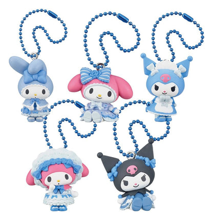 Sanrio Minifiguras Twinchees My Melody x Kuromi Sweet Lolita 5 cm Blind box Pack Expositor