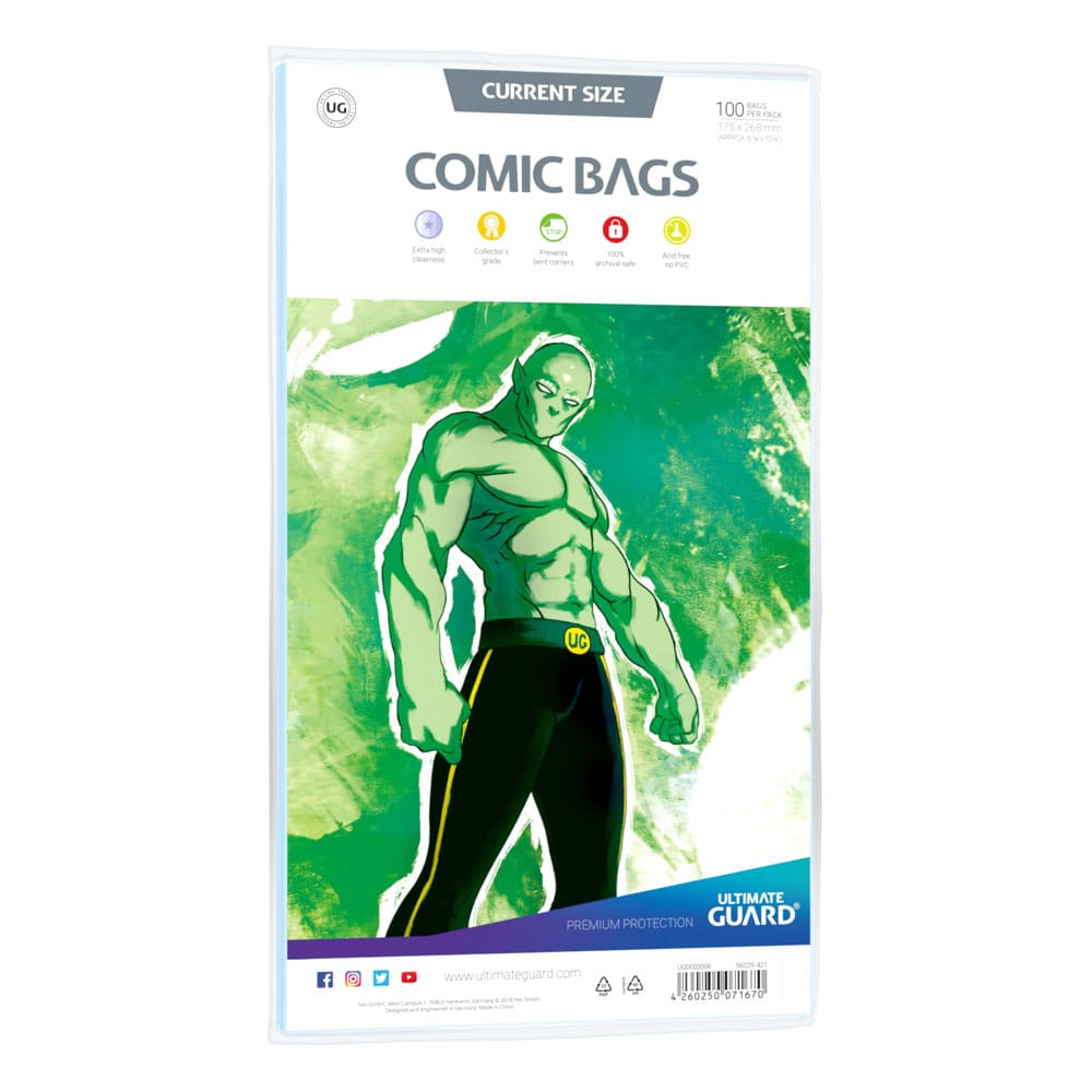 Ultimate Guard Comic Bags Bolsas de Comics Current Size (100)