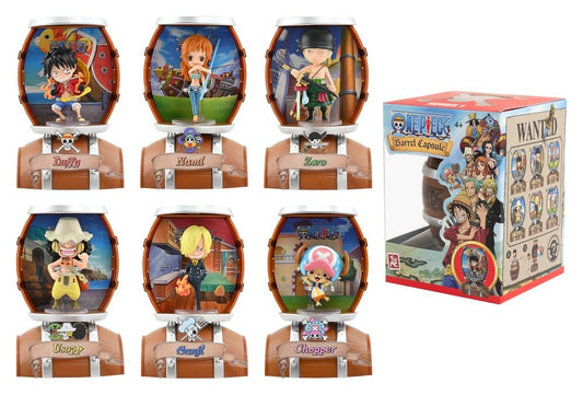 One Piece Figuras mini Barril Capsule 9 cm Cajas Sorpresa Blind Box